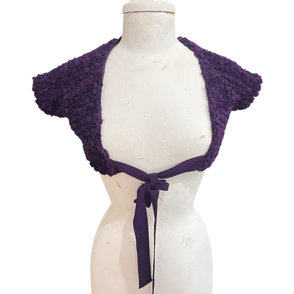 purple roberto cavalli bolero